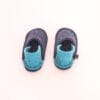 Navy blue and turquoise blue slippers for toddlers